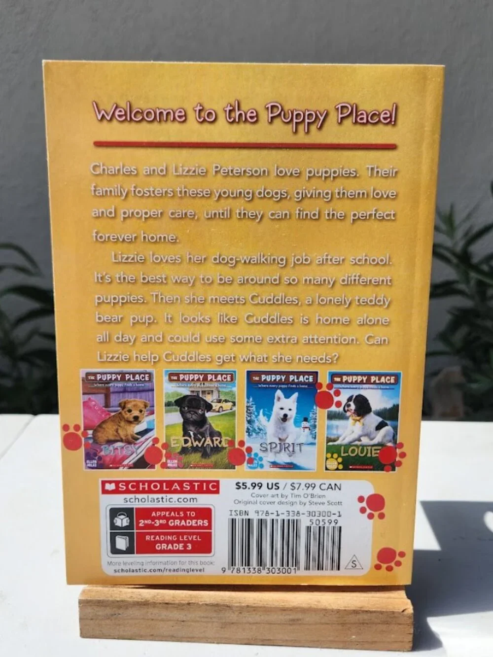 Cuddles Paperback Book The Puppy Place #52 52 Fiction Literature Novel by Ellen